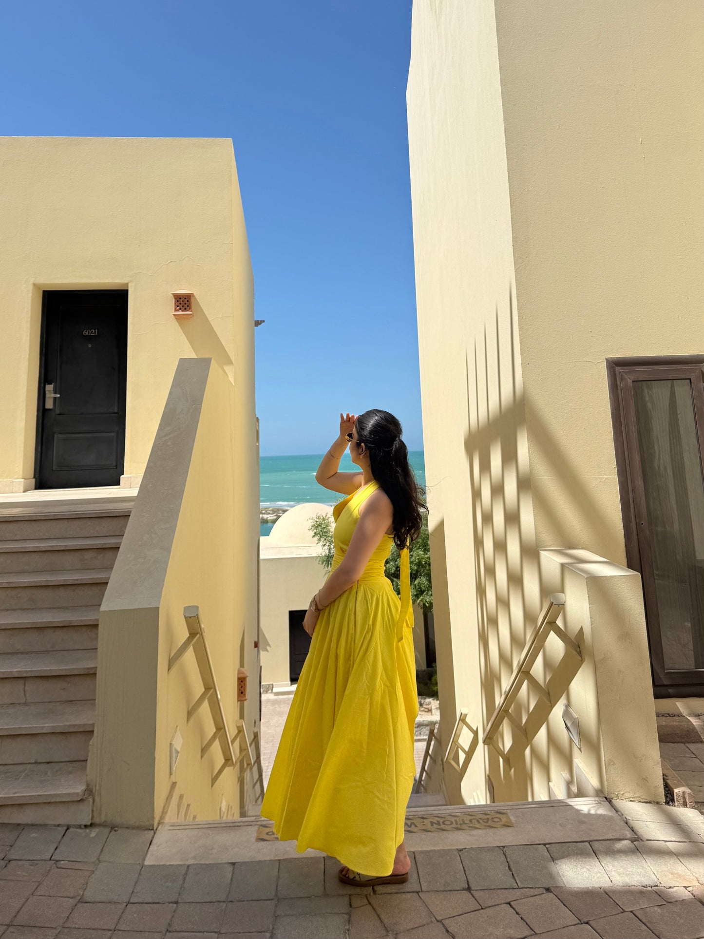 Selvara Dress in Sunshine Yellow