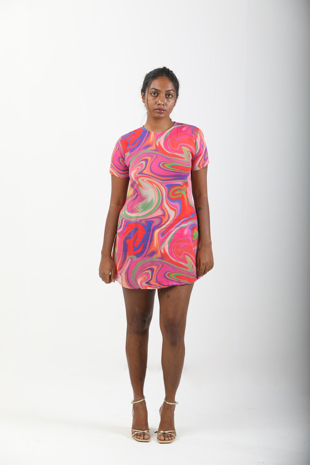 Shift Dress - Candy Wave