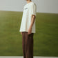 OFF-WHITE OVERSIZED T-SHIRT IN THE LALA GARDEN PRINT