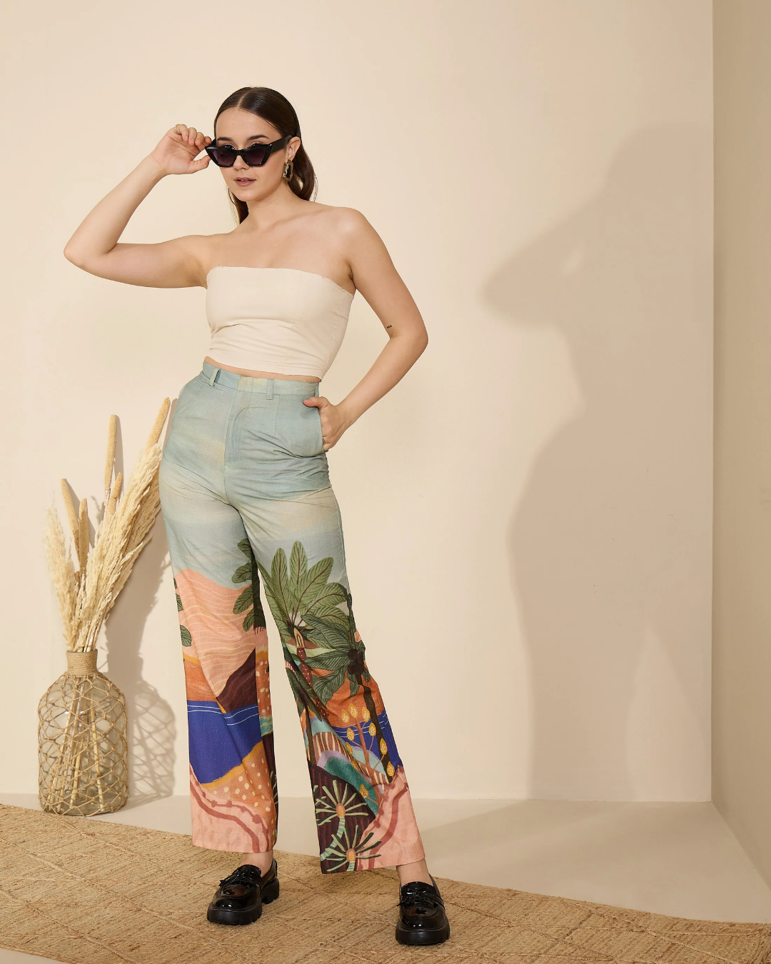 Tansy Pants in Desert Bloom Print