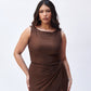 Brown Knot Dress