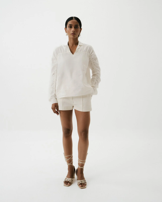 RIPPLE SHIRT WHITE