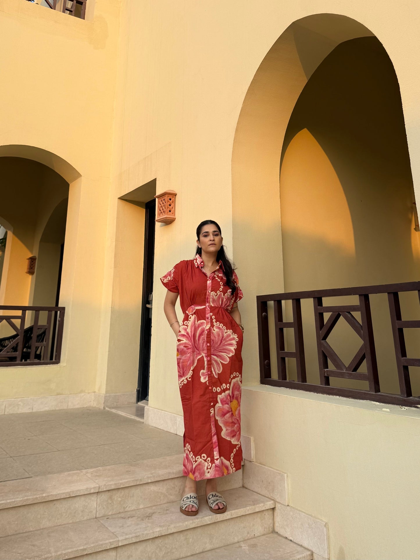 Alessia Dress in Bubbly Spritz Print