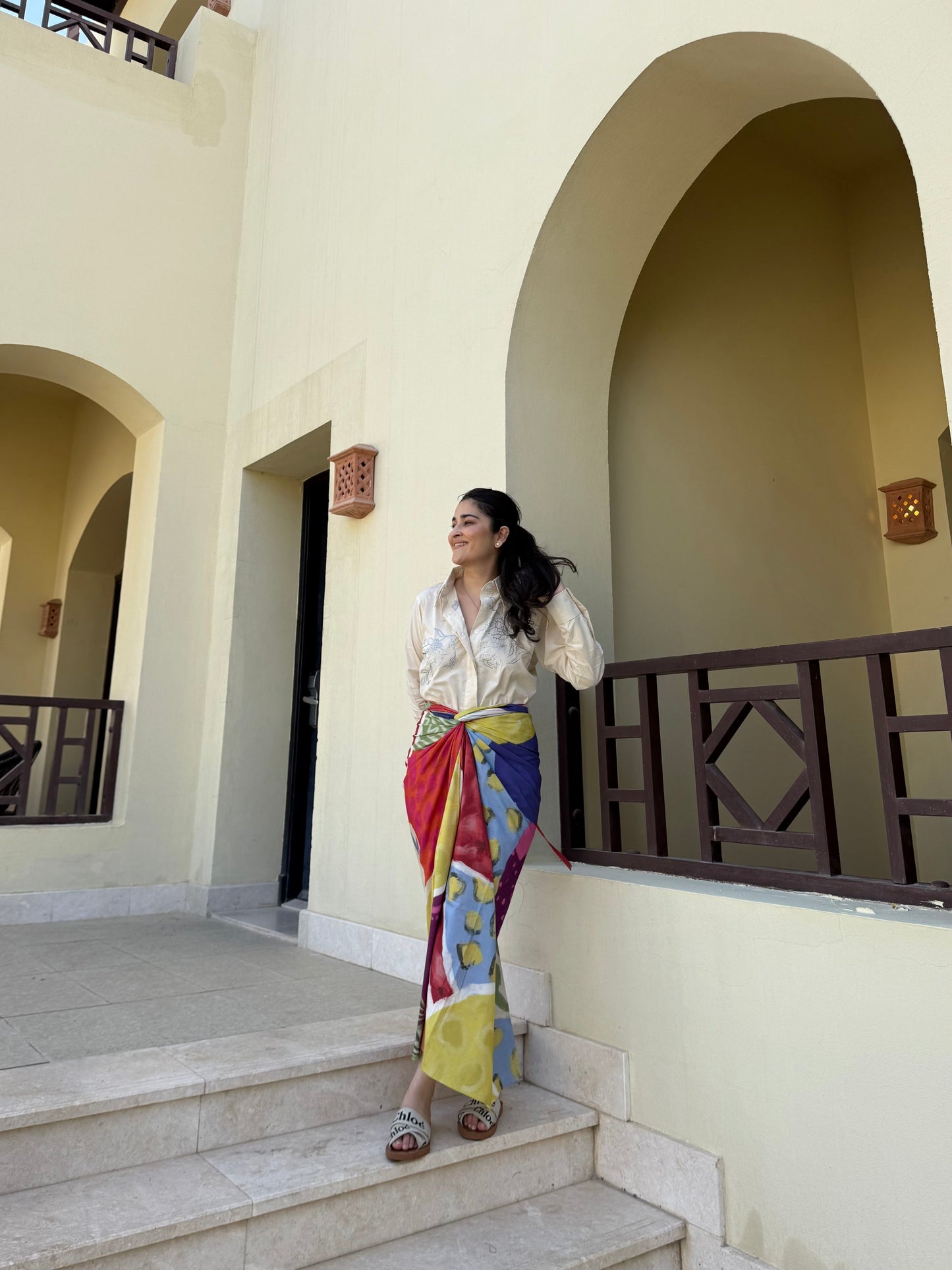 Nadia Set in Florentine Mosaic Print