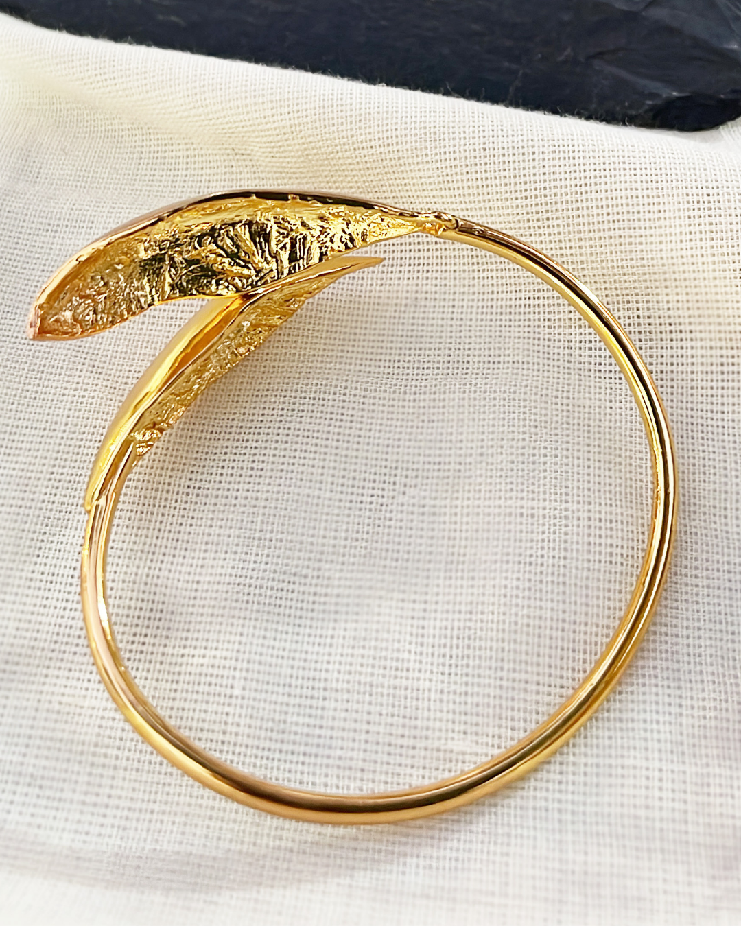 Spring Leaves Bracelet Gold       (Set of 1)