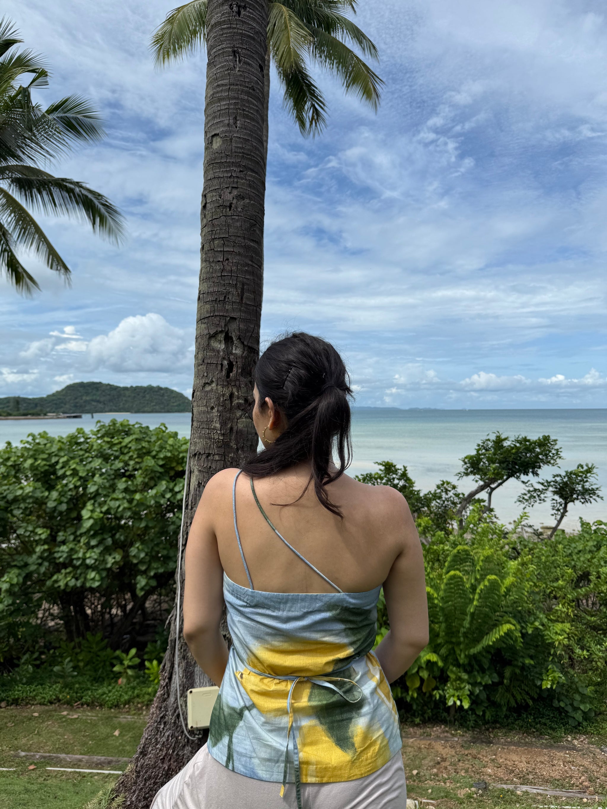 Aria Top in Limoncello Print