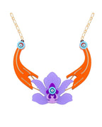 THE PURPLE ORCHID NECKLACE