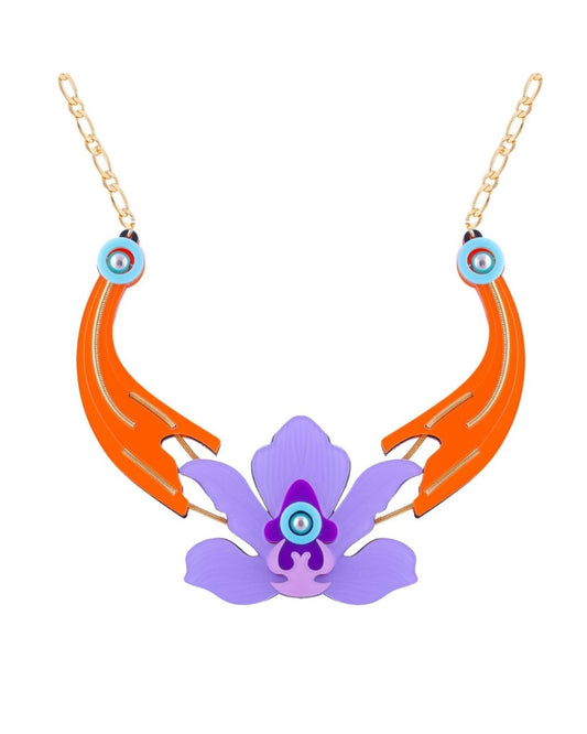 THE PURPLE ORCHID NECKLACE