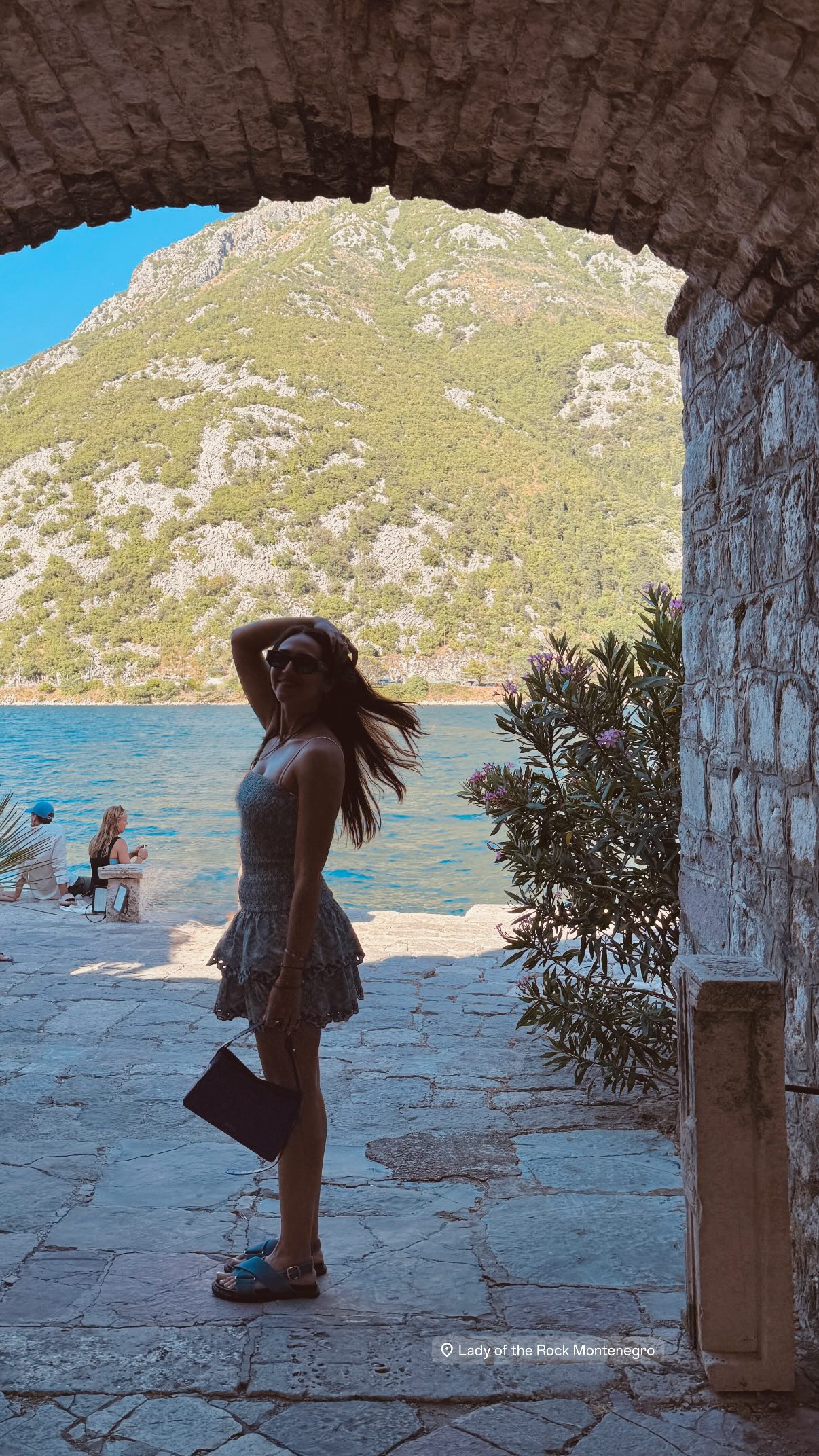 Sahiba Bali in Apricot Mini Dress