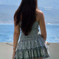 Sahiba Bali in Apricot Mini Dress