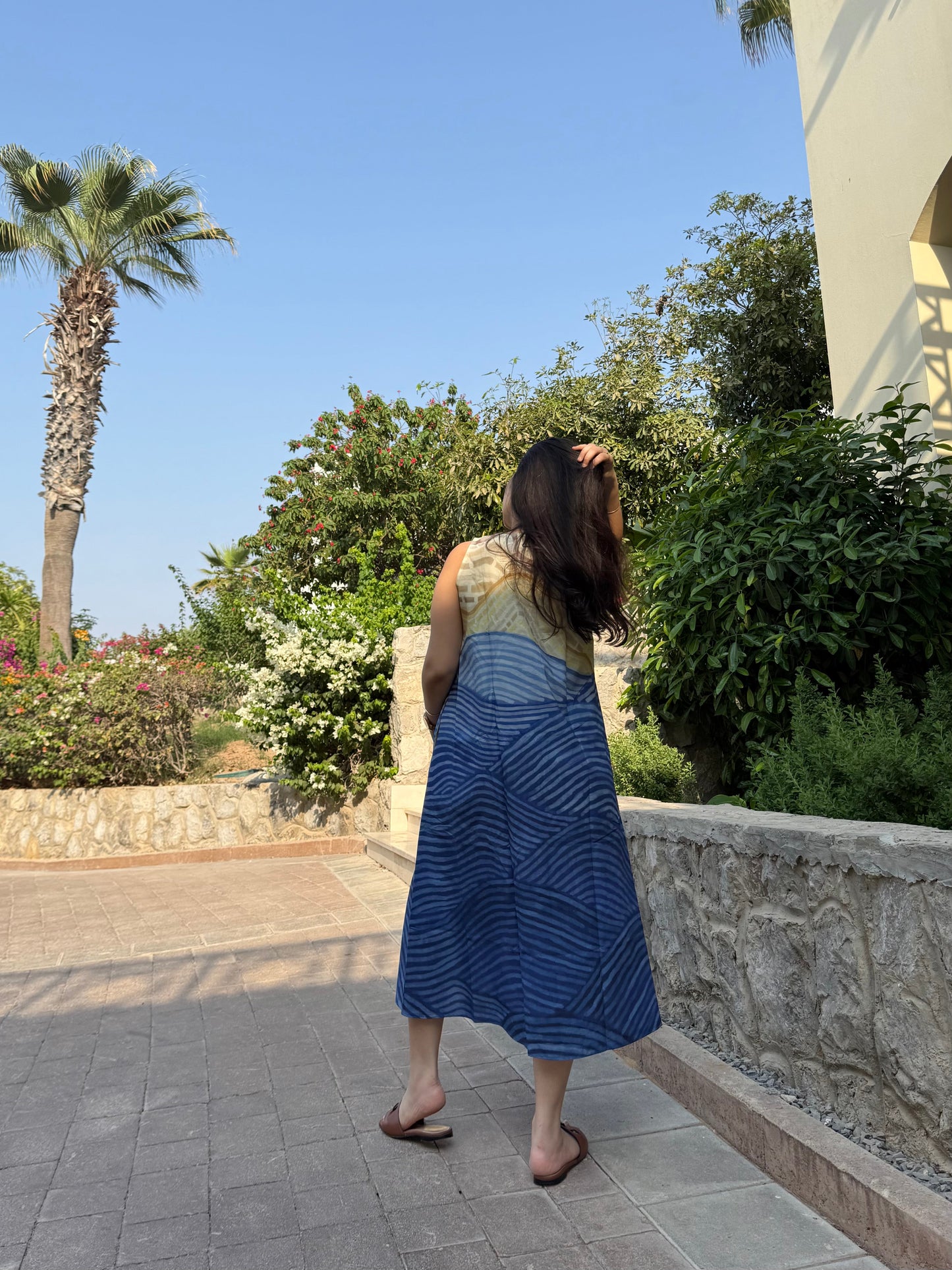 Hibiscus Dress in Gelato Dreams Print