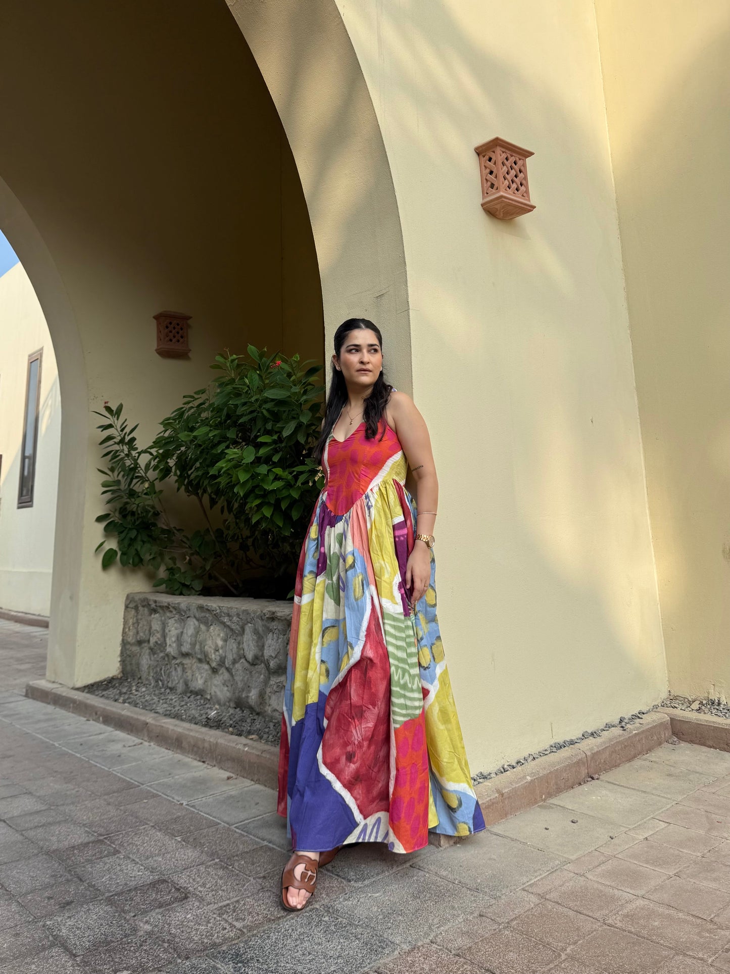 Solea Dress in Florentine Mosaic Dress