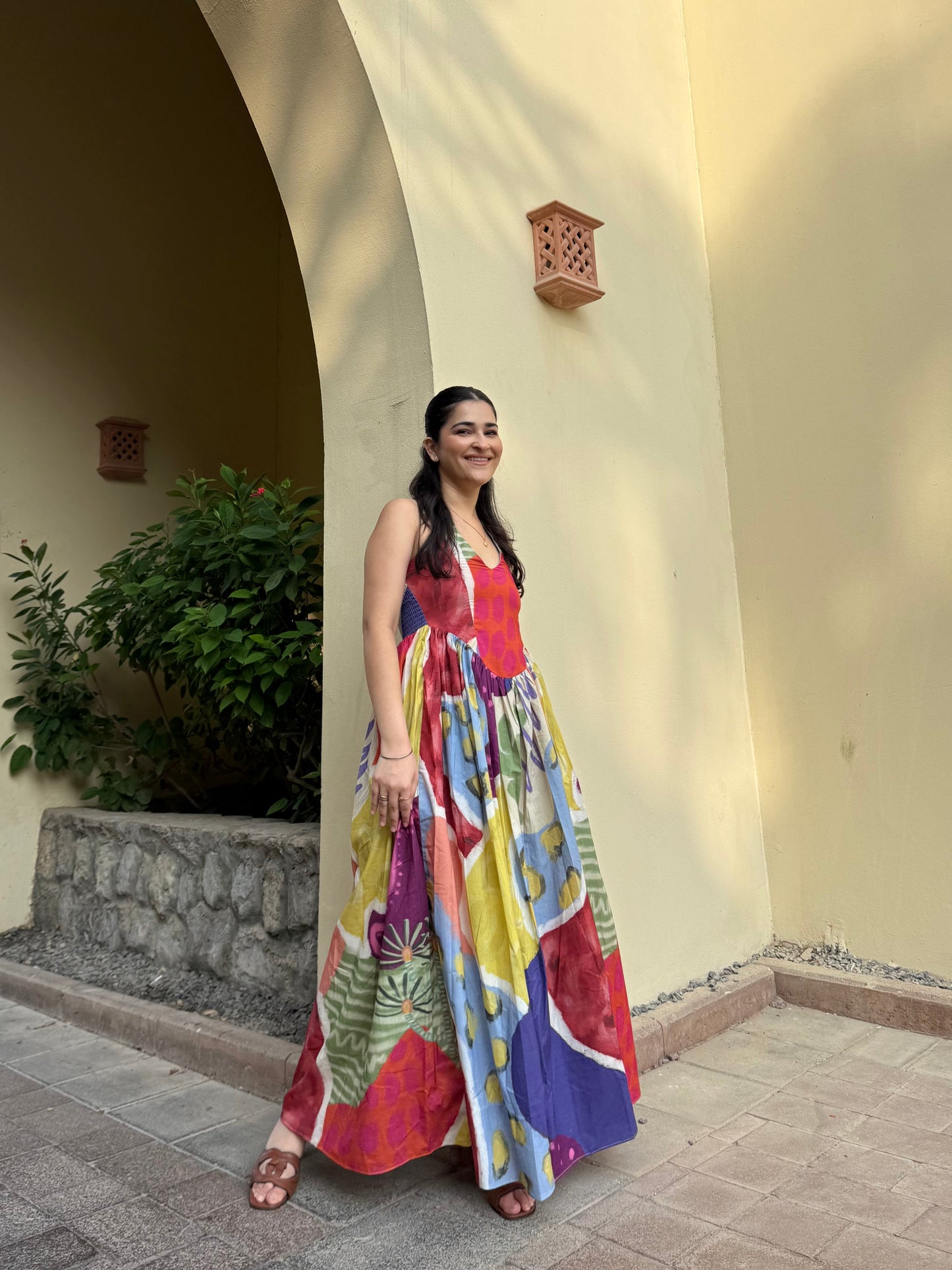 Solea Dress in Florentine Mosaic Dress