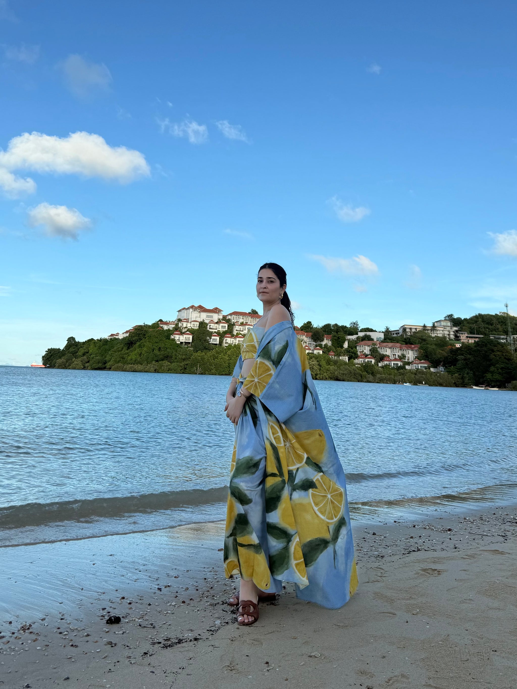 Sabbia Set in Limoncello Print