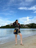 Sahara Set in Sorrento Bloom Print (Endless Blue)