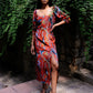 Cayenne Wave Waist Cinching Dress
