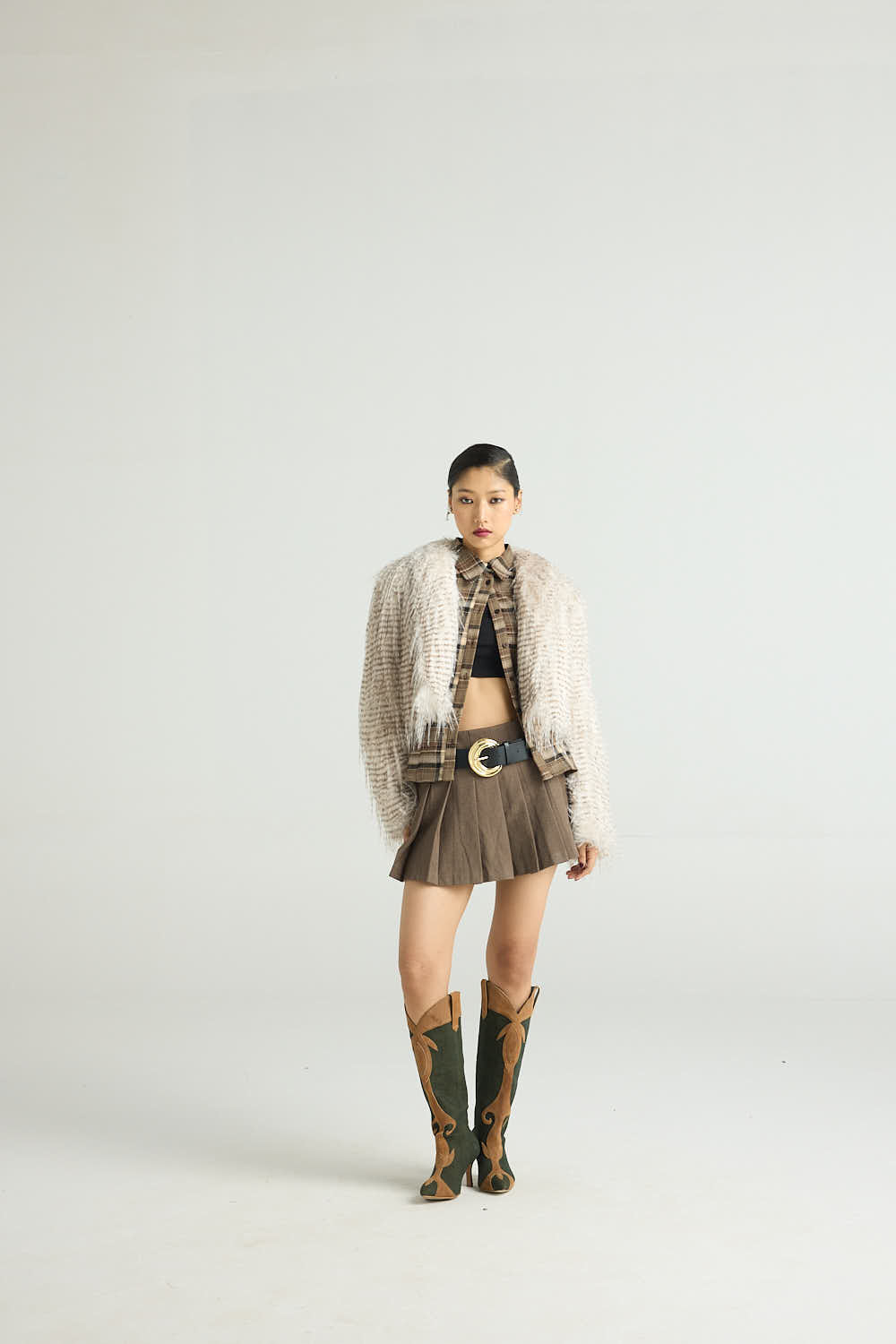 Rodeo Denim Boots Olive