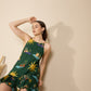 Ember Dress in Hidden Spring Print (Green)