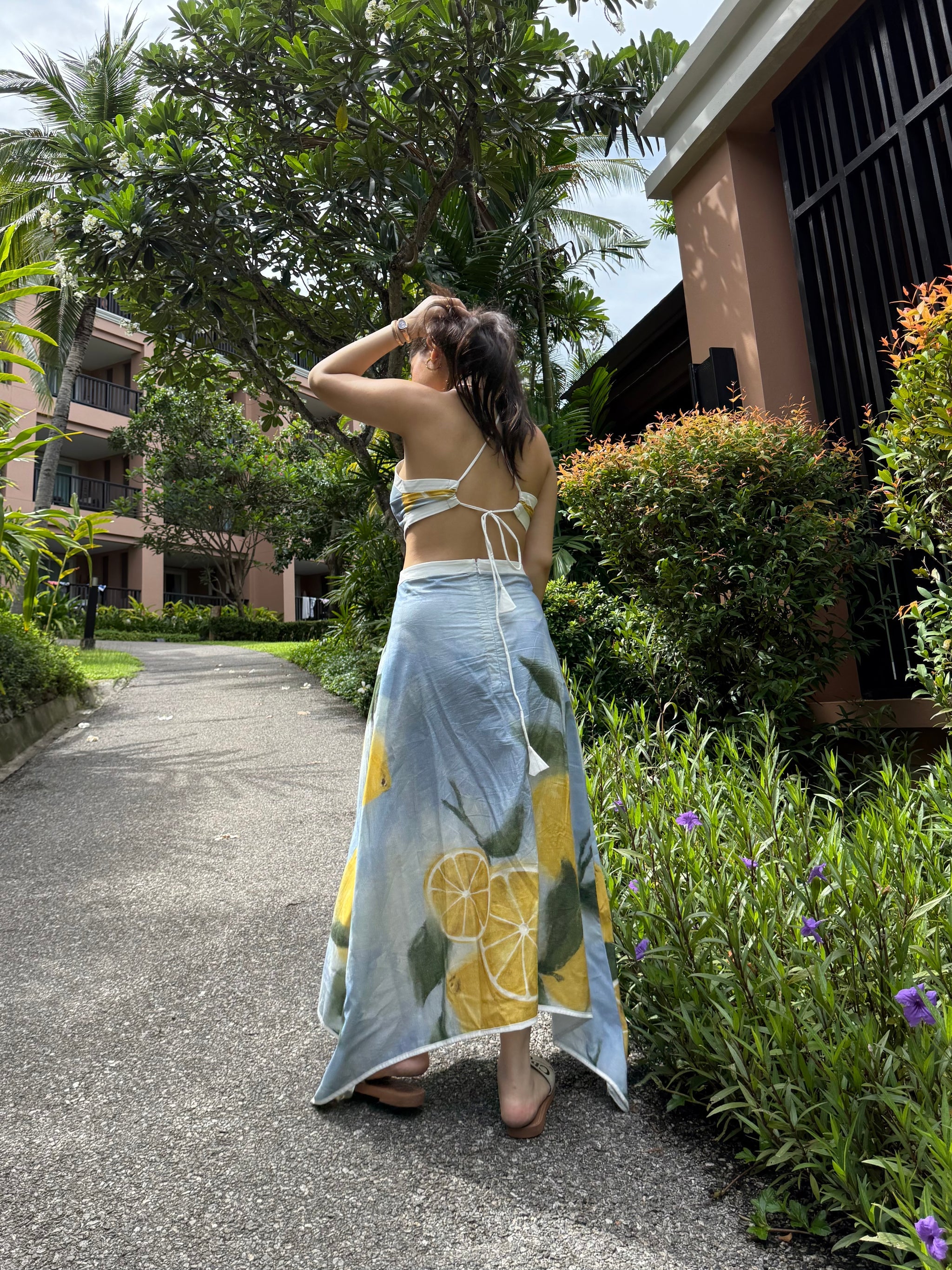 Aaleyah Dress in Limoncello Print