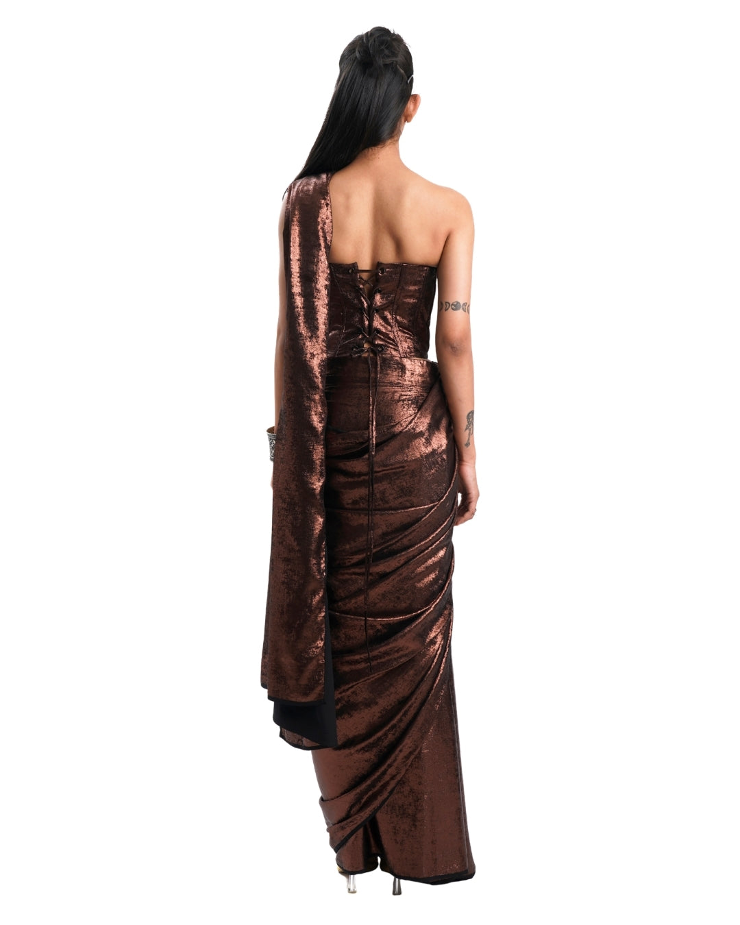 COPPER SHIMMER SAREE