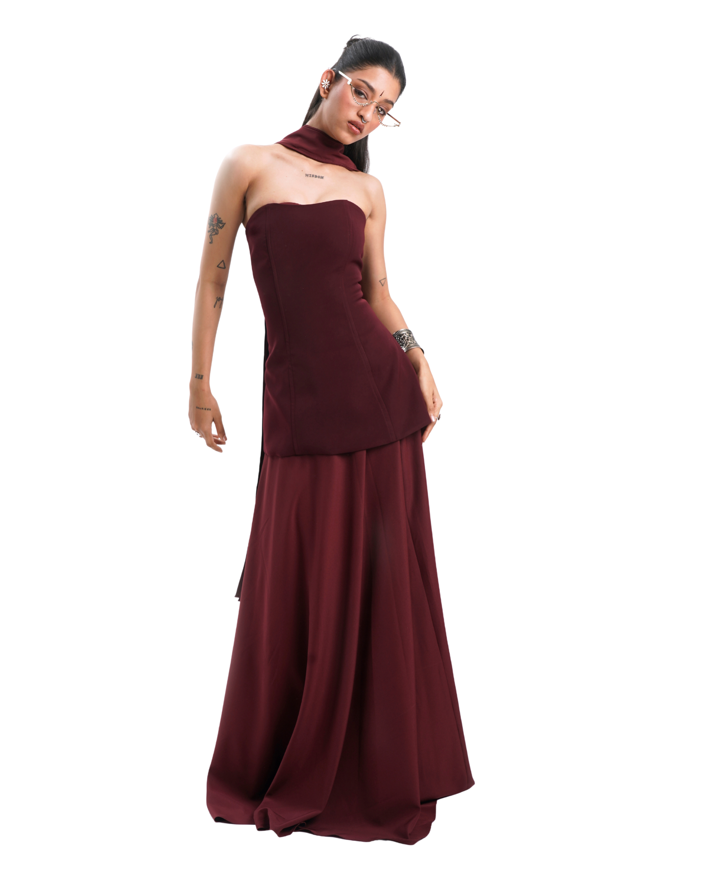 IRA CORSET- MERLOT