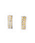 MAISON MEGH Kitthh Long Studs jewelry featuring elegant long gold-tone stud earrings with a sleek, modern design.