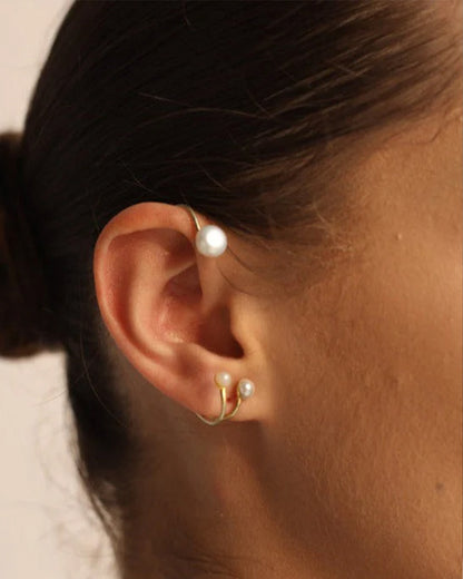 Ear cuffs with Pearls