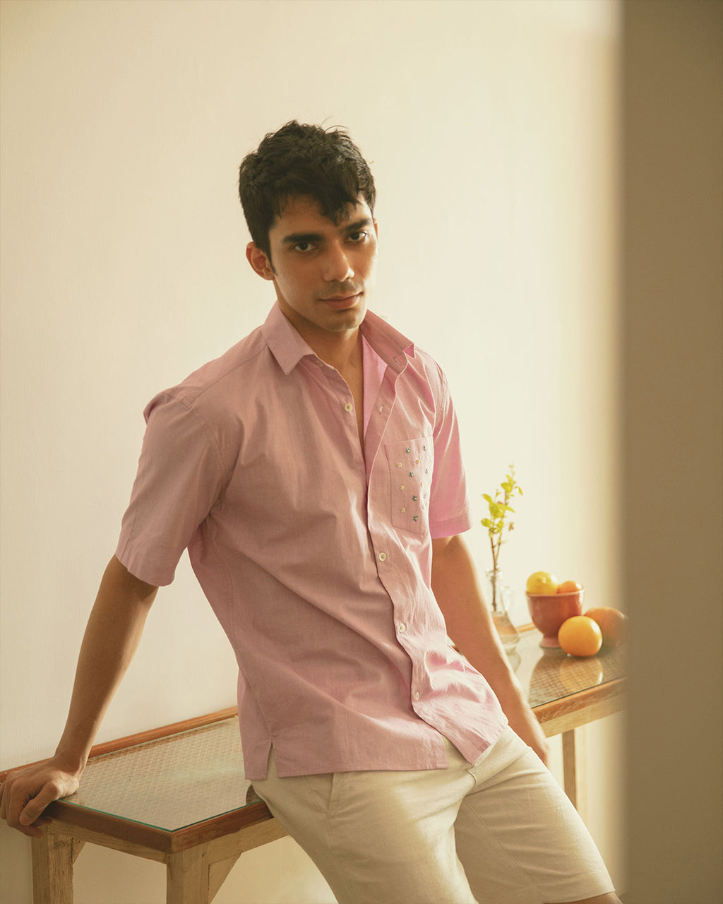 Lavender Cotton Shirt