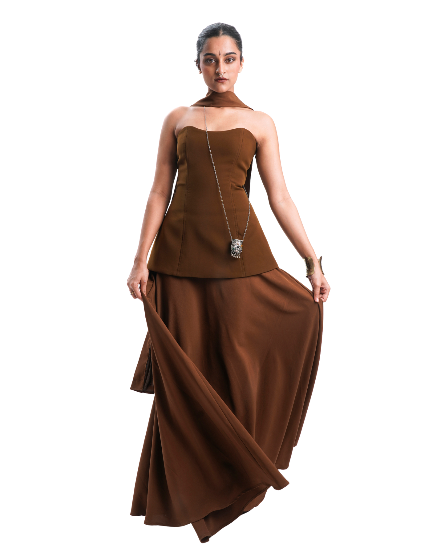 IRA CORSET- DEEP MUSTARD