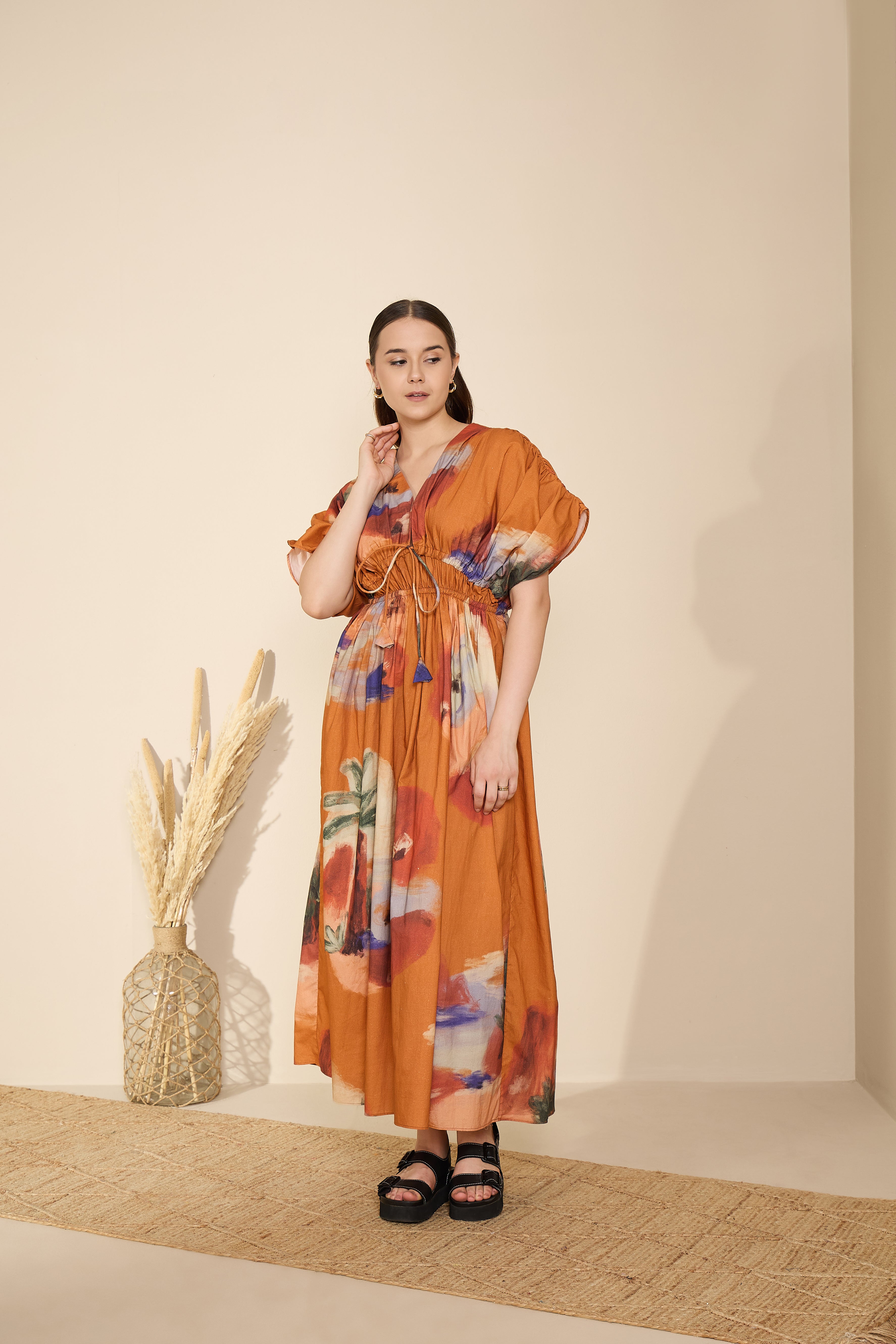 Nirvana Dress in Mystic Lagoon Print