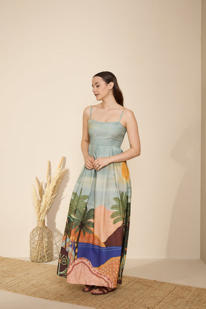 Charlotte Dress in Desert Bloom Print