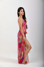 Classic Long Sarong - Candy Wave