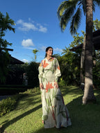 Azzurra Dress in Sorrento Bloom Print (Butter Yellow)