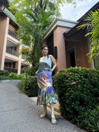 Alba Dress in Coastal Serenade Print