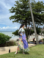 Dora Dress in Coastal Serenade Print