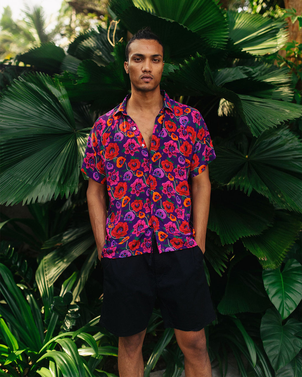Oriental Poppy Shirt