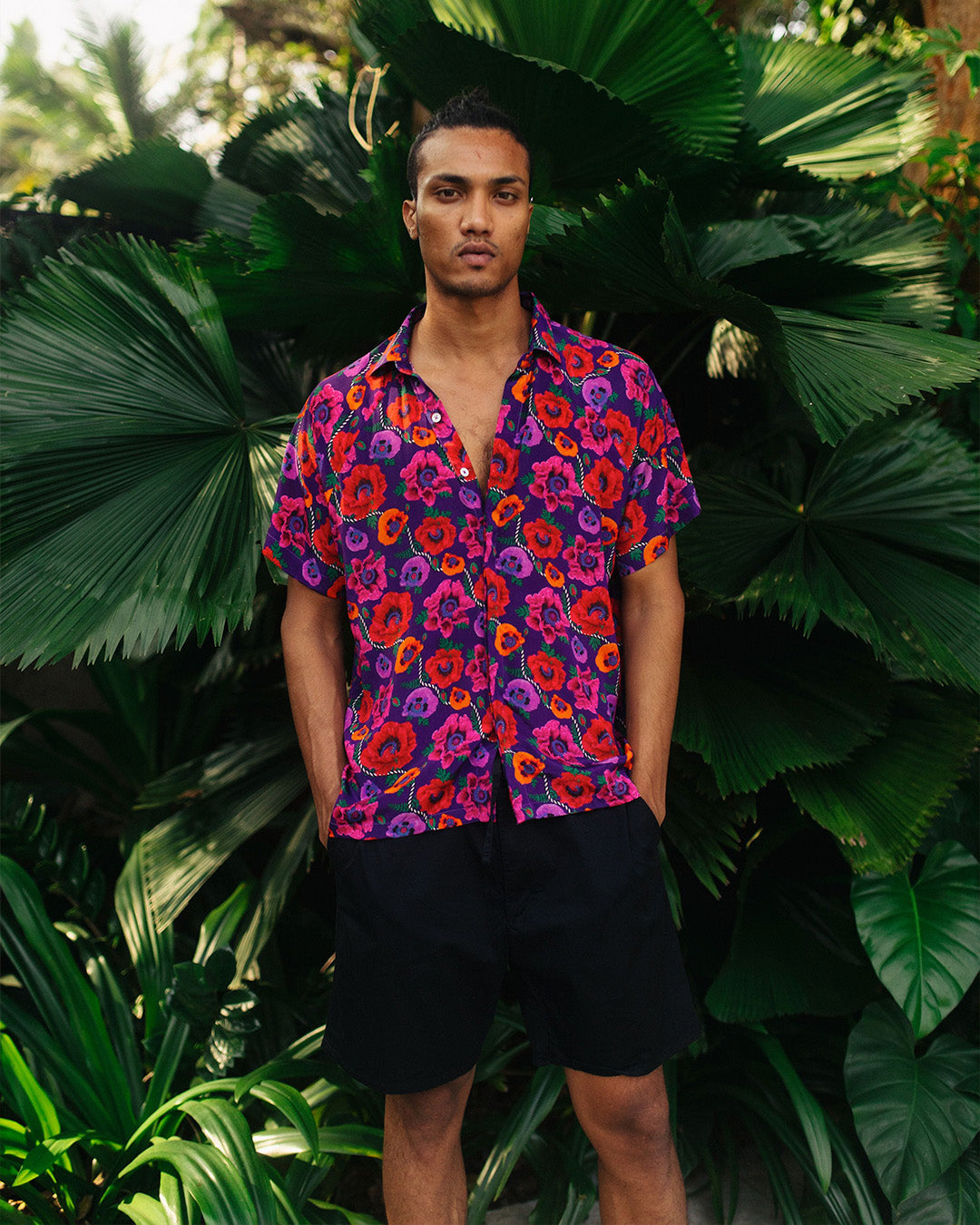 Oriental Poppy Shirt