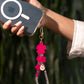 FLORA MAJENTA
SHORT CRYSTAL PHONE STRAP