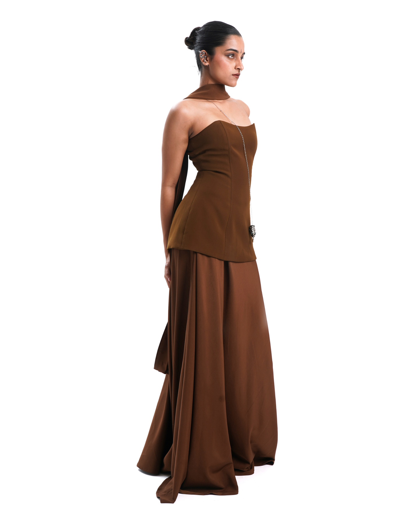 IRA SKIRT- DEEP MUSTARD