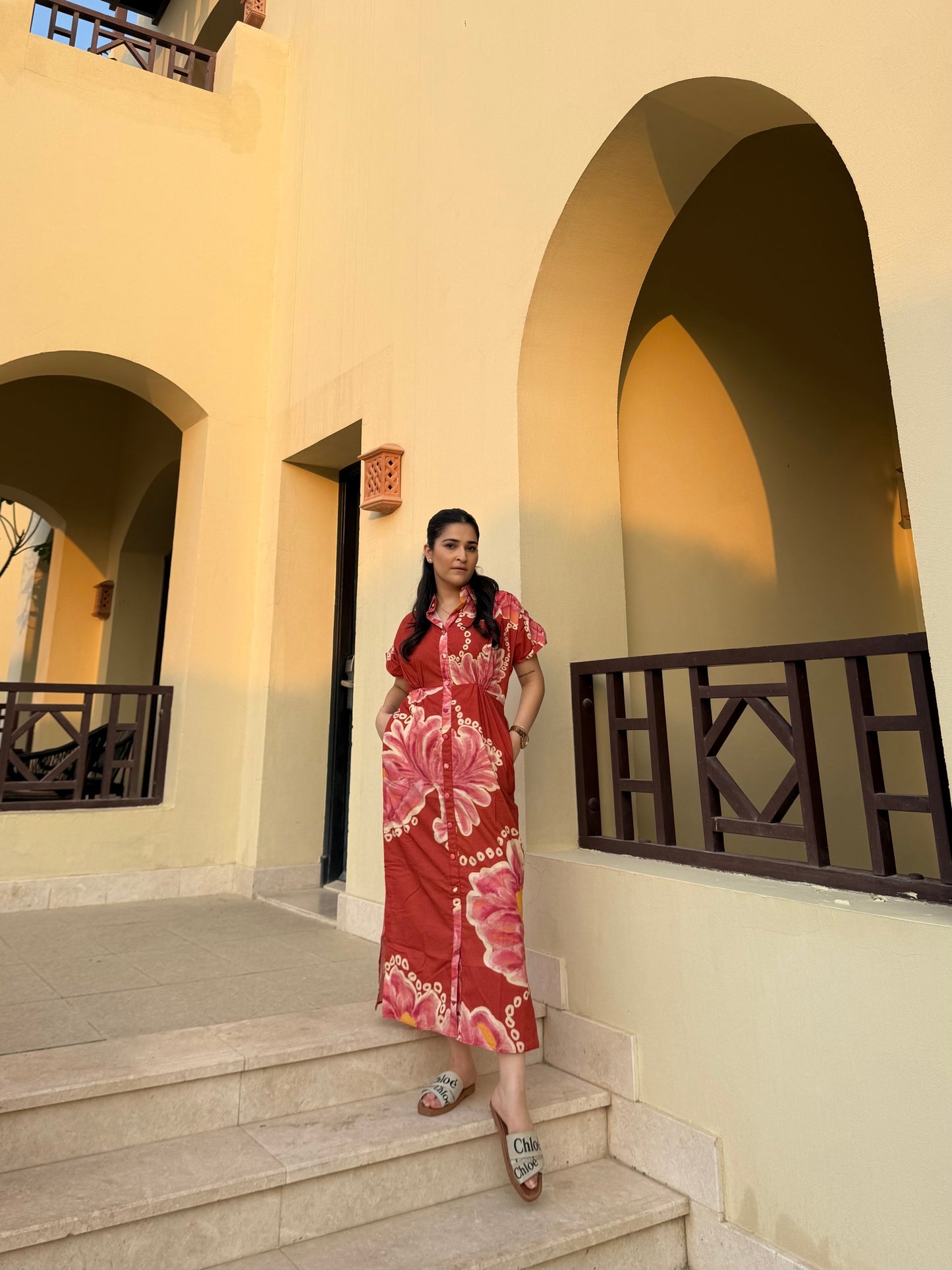 Alessia Dress in Bubbly Spritz Print