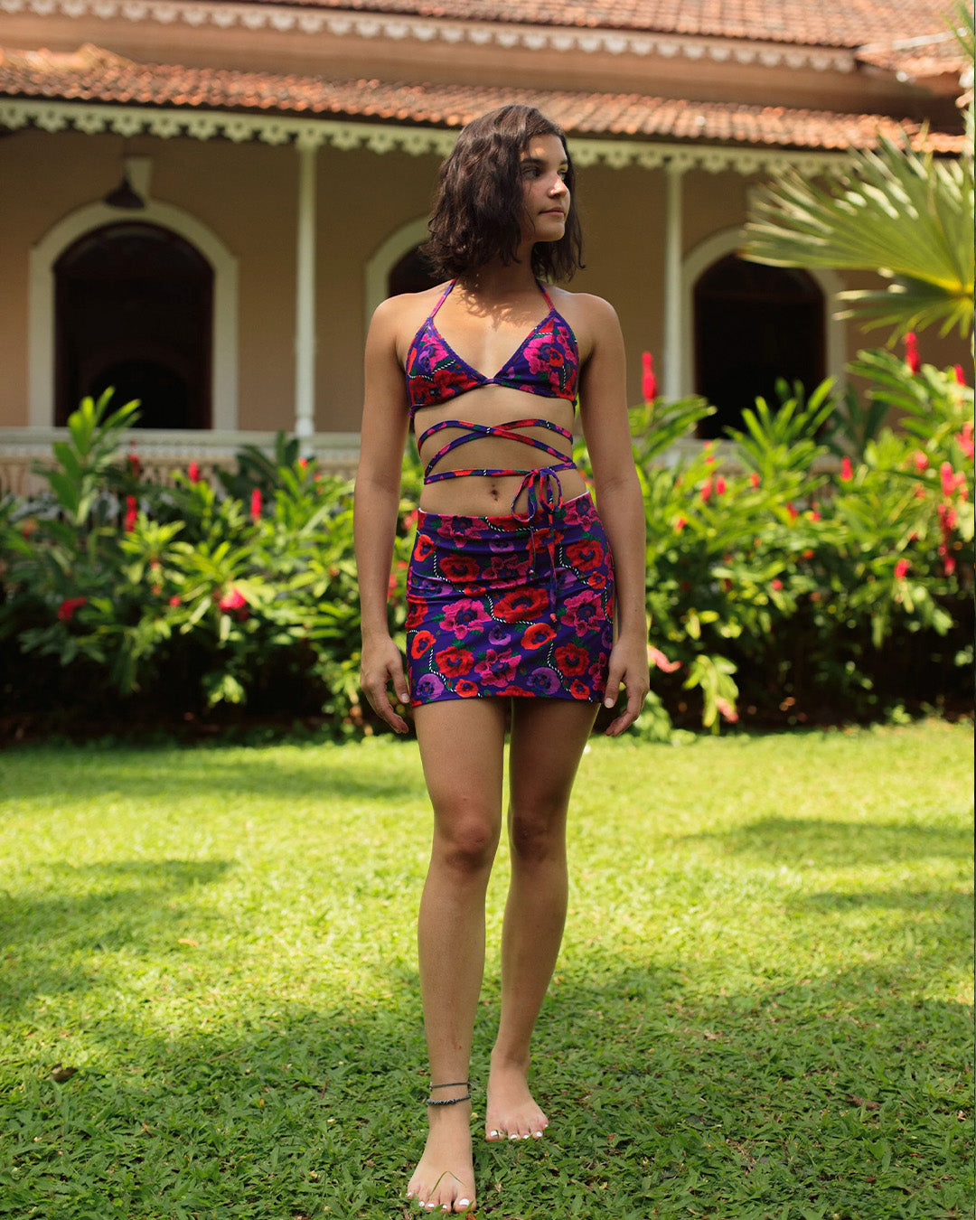 Oriental Poppy Coverall