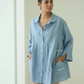 Sari Embroidered Shirt Dress