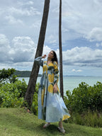 Selene Dress in Limoncello Print