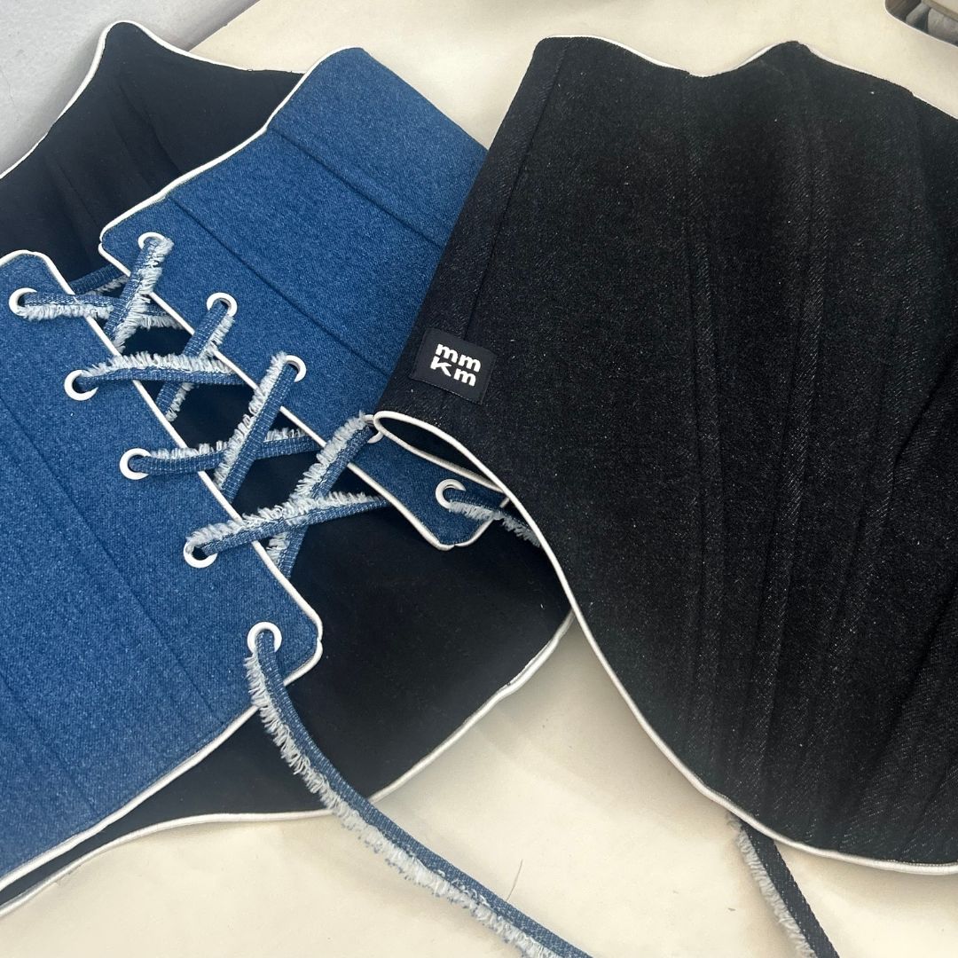 Outline Me Corset - Dark Blue