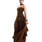IRA SKIRT- DEEP MUSTARD