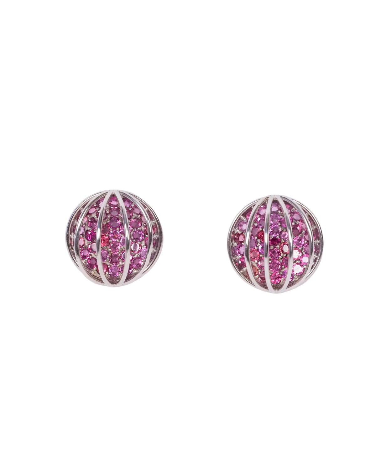 Maison Megh Amla ear studs featuring small, round gold-tone jewelry with green amla gemstone accents for a traditional look.