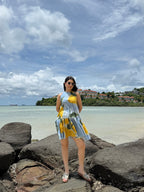 Positano Dress in Limoncello Print