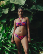 Oriental Poppy Low Rise Bikini Bottom