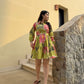 Rosabella Dress in Tuscan Olive Print
