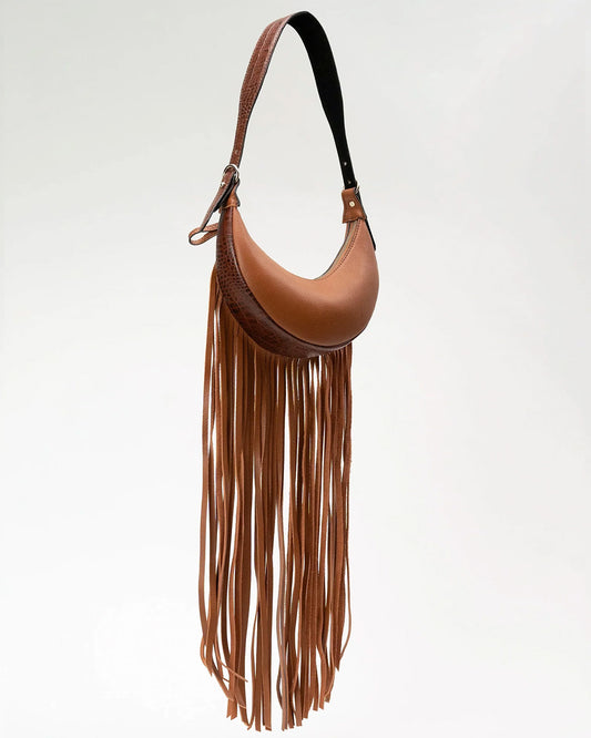 Selena Fringe in Terracotta